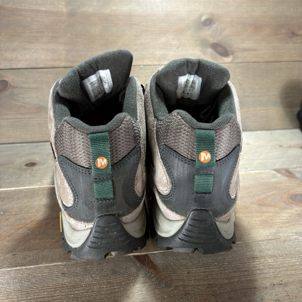 merrell moab 3 mid mens size 11 wide shoes brown waterproof hiking boots - Picture 4 of 9